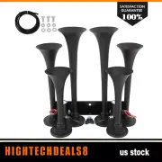 Fits for Ford Chevy Ram Toyota 135db 6 Trumpet Train Air Horn Loud Truck Pickup