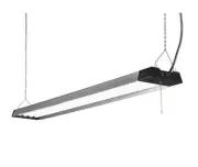 BRAUN 10,000 Lumen, 4 Ft. Linkable Diamond Plate LED Hanging Shop Light