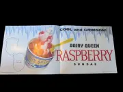 Dairy Queen Rasberry Sundae Store Poster- NOS 1956- Advertising