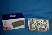 NIB NEW HIC Cast Iron Bacon Press/Steak Weight Grill Panini Burger Sausage Press