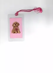 Buff Cocker Spaniel Dog Easter Bookmark & Greeting Card