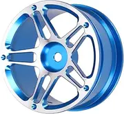 Vaguelly 4Pcs Drift Crawler Car Road Wheels Rim Lightweight and High Wear Resistant Accessories Attractive Design a Blue