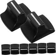 Kisangel 8Pcs Mixer Slider Knobs Straight Caps for Console Mixer Compact Design for Easy Potentiometer Replacement for Musicians and Djs
