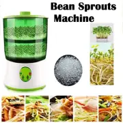 2 Layer Bean Sprouts Machine Automatic Growining Bean Sprouter Seeds Household