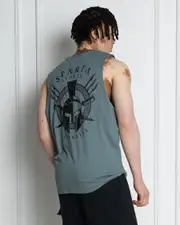 [Sparta] Sparta Regiment Muscle Tank Top in Teal Green Size 2XL 2XL Teal Green