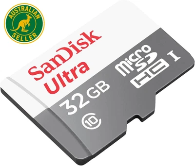 SDSQUNS-032G-GN3MN Ultra 32GB 80Mb/S UHS-I Class 10 Microsdhc Card, Black