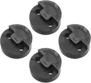 uxcell 4 Pack 4/4 Violin Mute Violin Practice Mute Violin Silence Rubber Violin Mute Practice Mute Set, Round Style Red for Fiddle 4/4 Violin Volume Control