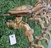 Faucet Vintage Turtle Brass Garden Tap Water Spigot Home Decor Living Outdoor