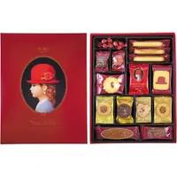 在飛比找ETMall東森購物網優惠-紅帽子 紅色禮盒餅乾 精選13款 附紙袋 送禮