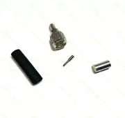 Silver MiniUHF Male Solder pin crimp RG58 RG142 RG400 LMR195 RF Connector