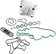 High Flow Oil Cooler Replacement for Ford 6.0L for for Powerstroke Diesel F250 F350 2003-2010 DP0049 3C3Z-6A642-CA