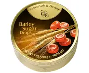 Cavendish and Harvey Barley Sugar Drops 200g Tin Sweets C&H Candy Lollies