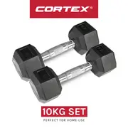 CORTEX Hex Dumbbell 10kg (Pair)