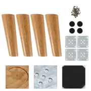 Rubber Wood Table Legs Work Wooden Chair Cabinet Replacement Feet
