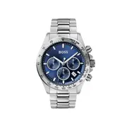 Hugo Boss Stainless Steel Blue Dial Men's Chronograph Watch - 1513755