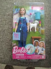 Barbie You Can Be Anything Doll w/Accessories Farm Vet Blond Hair 2024 NEW