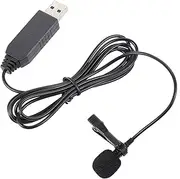 Veemoon USB Clip Microphone with Noise Reduction Omnidirectional Recording Mic for Streaming Vlogging and Video Chat for Laptop