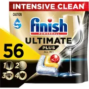 Finish Ultimate Plus Lemon Sparkle Dishwasher Tablets 56 pack