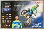 COLT NICHOLS, RARE ! YAMAHA RACING 11" x 17" COLLECTOR'S POSTER !