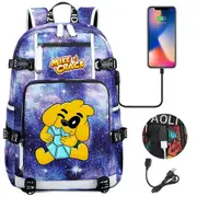 Mikecrack Backpacks Girls Boys Schoolbag Large Capacity Laptop Bag Waterproof Multifunction USB Charging Backpack 18
