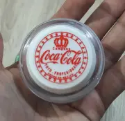 VINTAGE TOY MEXICAN YO-YO GENUINE CAMPEON COCA COLA WHITE