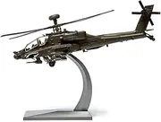 Simulation Alloy Aircraft Model 1:72 Alloy US Army AH-64 Apache Bomber Airplane Model