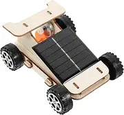 NOLITOY 1 Set Solar Car DIY Model Kit Educational Solar Powered Vehicle for Easy to Assemble Learning Prop Stimulates Hands Skills Safe Science Experiment for All Ages