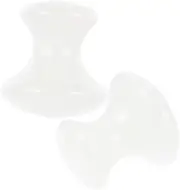 Mushroom Massager Tool Set of 2 Quartz Crystal Scraping Stones for Gua Sha Muscle Scraping Massage