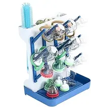 Baby Bottle Drying Rack Vertical Bottle Rack Toy Drying Rack 27x22x36cm Large Capacity Vertical Design Stylish Appearance for Dish Holder