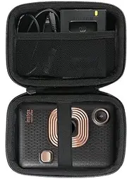 Khanka Hard Travel Case Replacement for Instax Mini Liplay Hybrid/Instax Mini Link Instant Camera Smartphone Printer (Internal Black)