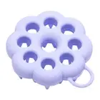 Manicure Hair Washing Tool Scalp Massager Brush Silicone Scrubber for Wet Dry