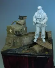 Darius Miniatures 1/35 WWII Sceneries Diorama Base (dimension: 60 x 80mm) Vol.9