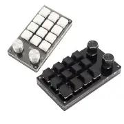 One Handed Programmable Mechanical Keyboard 12 Key Macro Keyboard with Knob