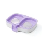 Soap Holder Dish with Self Draining Design Bathroom Kitchen Sink Organizer