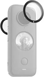 [insta360] Cinx2cb/E ONE X2 Lens Guards - Black, 5.7K & 360° Video, Action Camera Lens Protection