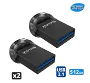 Sandisk Ultra Fit 512GB USB 3.0 / 3.1 Flash Drive Thumb Drive Pen Drive (2 Pack)