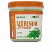 Organic Moringa Leaf Powder 8 Oz By Bare Organics