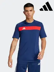 adidas Blue Tiro 25 Essentials Jersey (E54530) | $46
