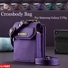 For Samsung Galaxy Z Flip 6 5 4 3 2 1 Universal Case Wallet Bag Leather Cover