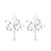 Nuptio White Christmas Tree Branch Artificial 3.44 feet Tall Manzanita Tree C...
