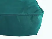 Box Cushion Cover- Square Patio Seat Chair Indoor Cushion Cover Polyester Teal Blue 20" Length x 20" Breadth x 5" Thick (50cm x 50 cm x 12cm)