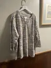 Alfred Dunner Women's Floral Embroidery Sweater 2X or 3X