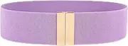 [Yhong] Womens Wide Elastic Belt Adjustable Stretch Waist Belt Vintage Chunky Waistband Stretchy Cinch Belt