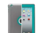 Case For iPad 2 9.7' 2012 Otterbox Defender Series With Stand - Gray Blue