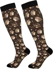 [Caihoyu] Compression Stockings For Women Compression Sock 15-20 mmHg for Nurses, Pregnancy, Flying, Running,Travel