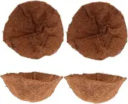 SEWOART Circle Coconut Fiber Liners Coconuts Fiber Liners for Planters Hanging Baskets