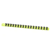 Ernst 8436HV 1/2" Drive DURA-PRO Twist Lock Socket Organizer Rail HI-VIZ