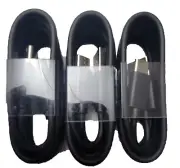 3 Pack Type C For Samsung USB Fast Charging Cable Galaxy S8 S9 S10 Note 8 9 10