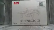 Attop X-Pack 2, 2.4G Mini Foldable Drone, Compact and Portable Orange