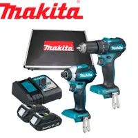 在飛比找蝦皮商城優惠-MAKITA 牧田 18V鋰電無刷雙機組-衝擊起子機＋震動起